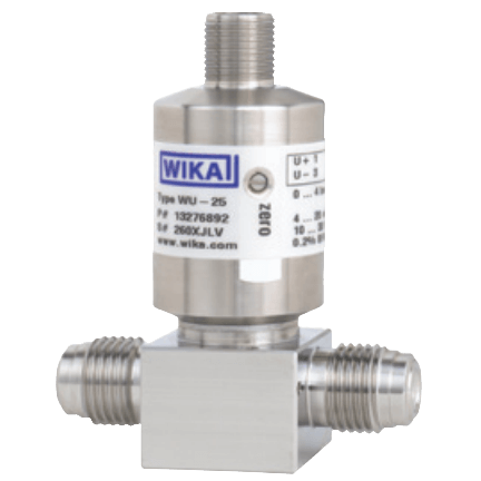 WIKA Ultra High Purity Transducer, Ex nA nL, Model WU-20, WU-25 and WU-26